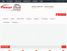 Tablet Screenshot of powerplusfitness.com.au